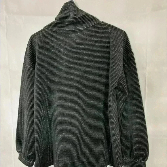 NWT, womens size medium Talbots cowl neck velour pullover sweater, #C570 - Picture 2 of 5